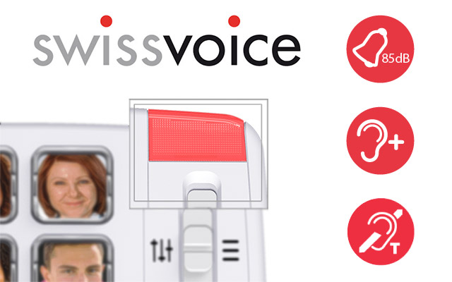 SWISSVOICE - Téléphone fixe filaire Senior - Swissvoice Xtra 1110